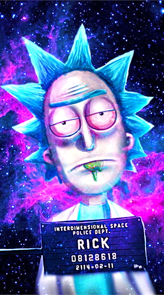 Psychedelic Rick and Morty, rick and morty trippy android HD phone