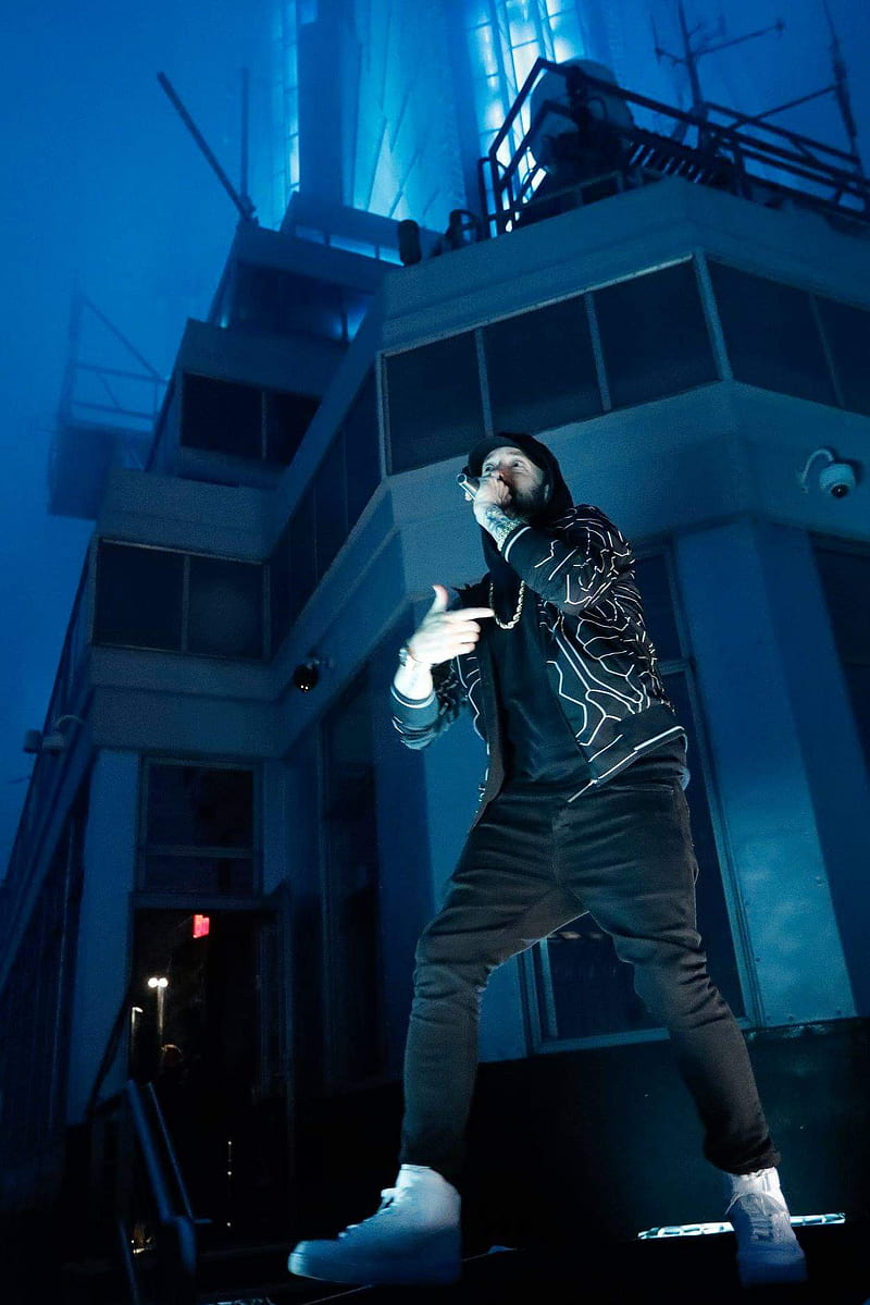 Eminem, rapgod, rap, fire, god, HD phone wallpaper
