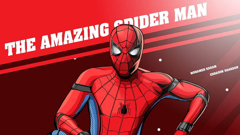 The Amazing Spider Man Poster, spiderman, superheroes, artist, artwork, digital-art, behance, HD wallpaper