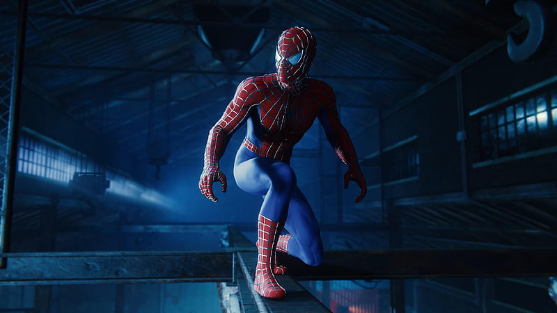 Spiderman In The Warehouse, spiderman-ps4, spiderman, superheroes, games, 2018-games, ps-games, HD wallpaper