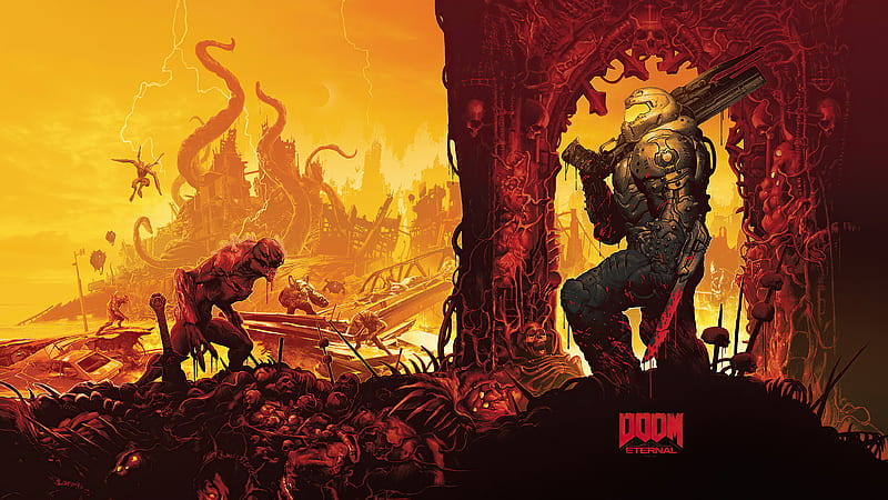 Doom, DOOM Eternal, HD wallpaper
