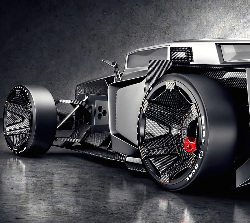 Lamborghini Rat, black, car, HD wallpaper