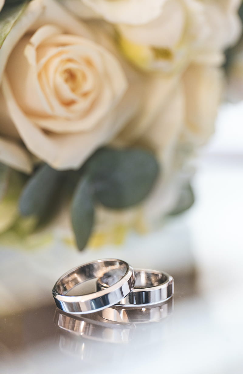 Wedding Rings, anniversary, celebration, happy, love, marriage ...