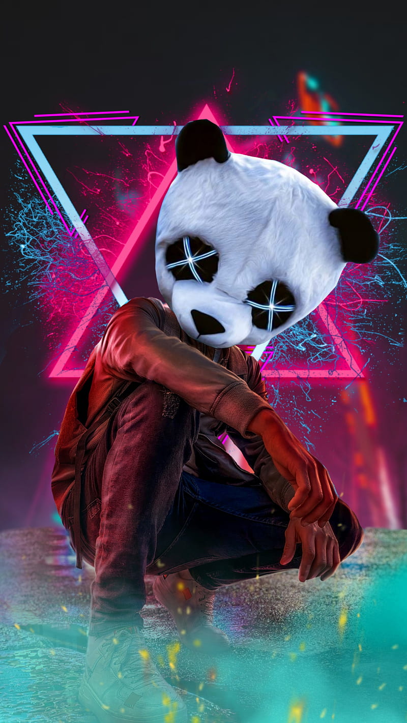 Panda mask, 