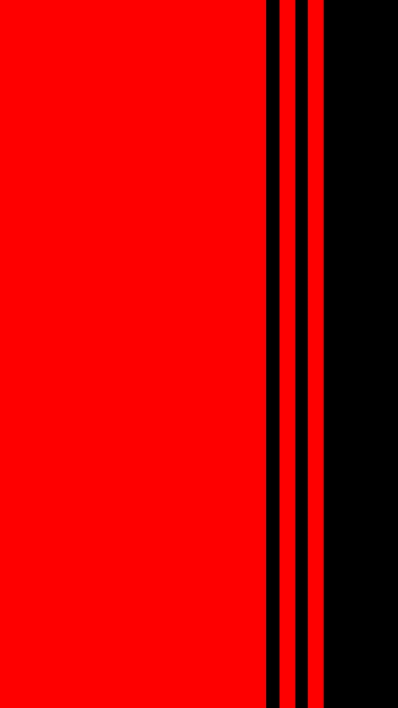 Abstract Black & Red, backgrounds, black & red, flat, lines & stripes, minimal, modern, simple, surface, HD phone wallpaper