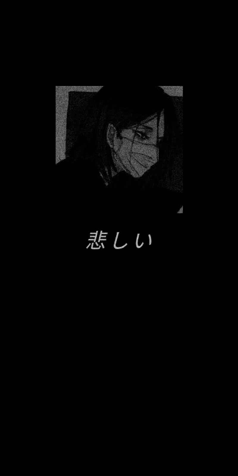 Sad anime, anime, asthetic, black, depressed, emotion, mad, manga, sad,  stereotype, HD phone wallpaper | Peakpx