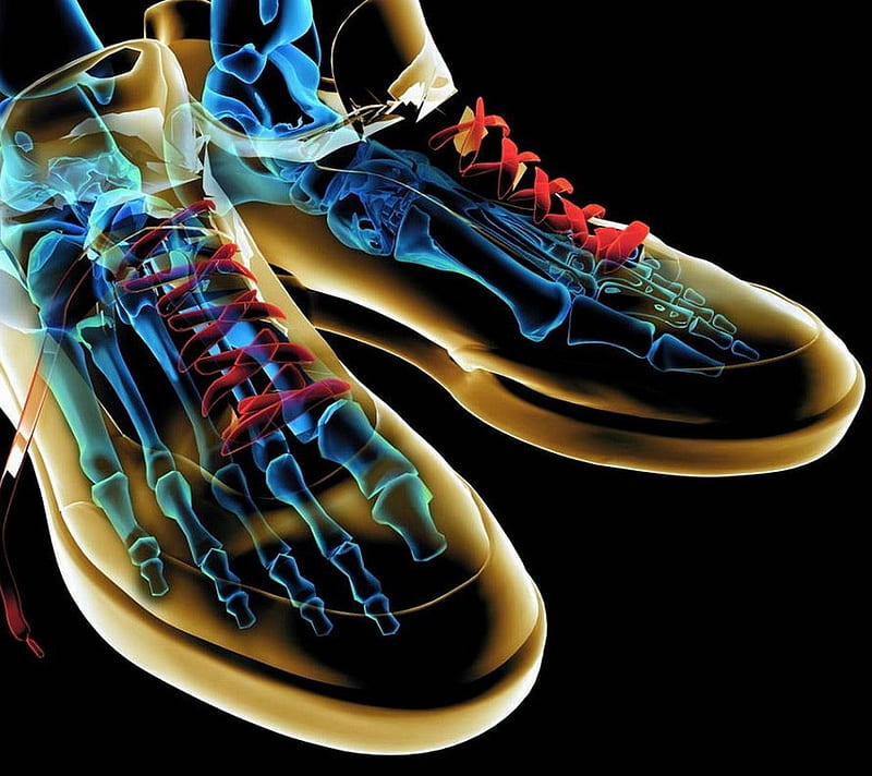 X Ray Shoes, feet, shoes, x-ray, HD wallpaper