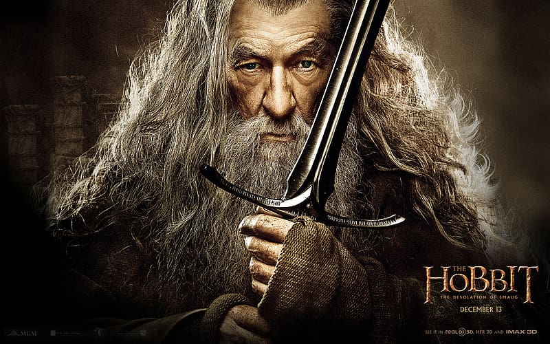 Movie, The Lord Of The Rings, Gandalf, The Hobbit: The Desolation Of Smaug, HD wallpaper