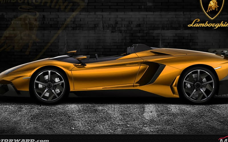 Lamborghini Aventador J, lamborghini, gold, lambo, aventador j, HD  wallpaper | Peakpx