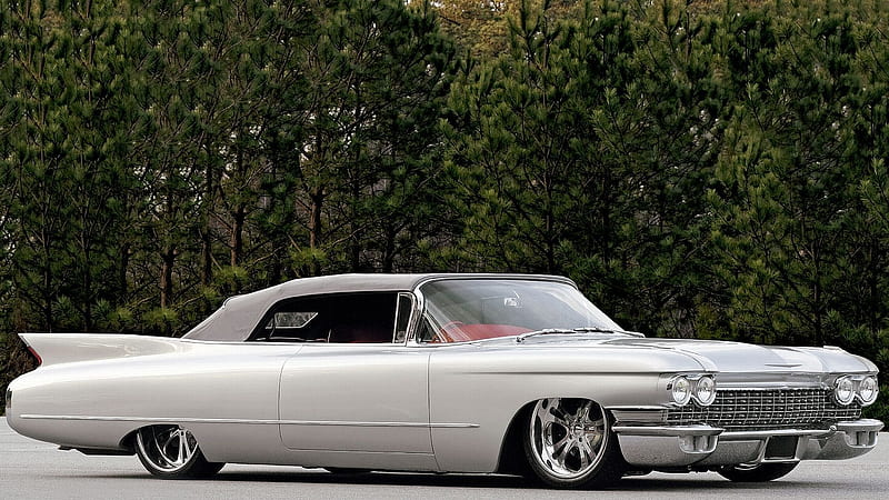 1960 Cadillac Coupe DeVille, Old-Timer, DeVille, Coupe, Cadillac, Car, HD wallpaper