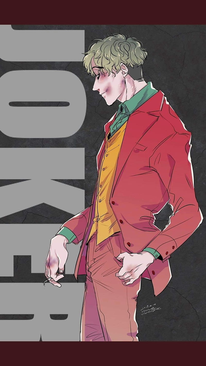 Joker ver oh sangwoo, anime, killing stalking, oh sangwoo, HD phone wallpaper