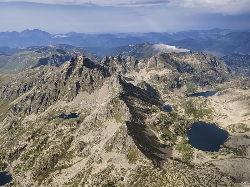 Earth, Landscape, Lake, Mountain, Pyrenees, HD wallpaper