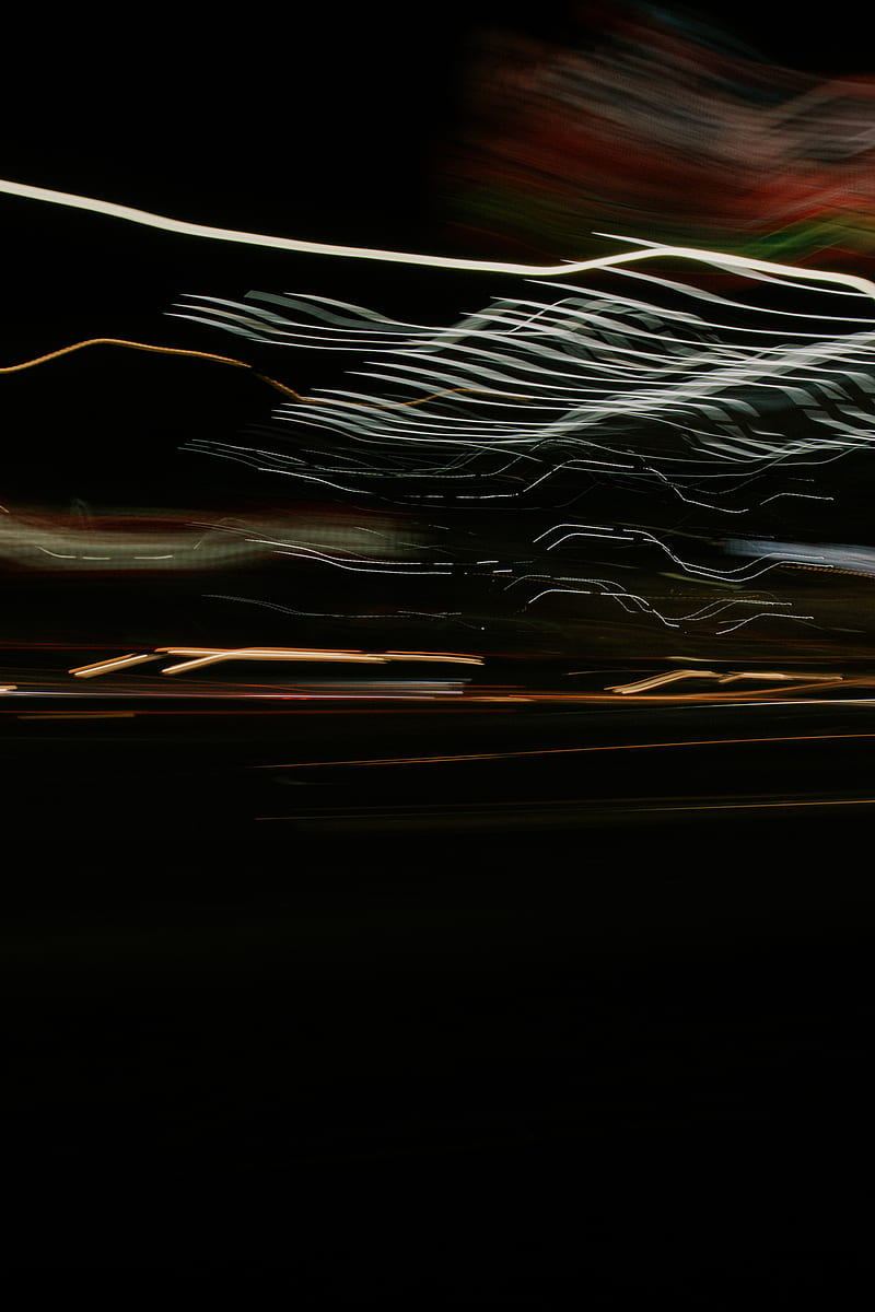 light, blur, long exposure, waves, abstraction, HD phone wallpaper
