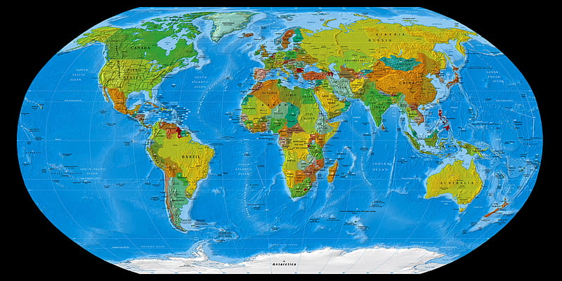 Country chart 4080, world, harita, dunya, map, HD wallpaper