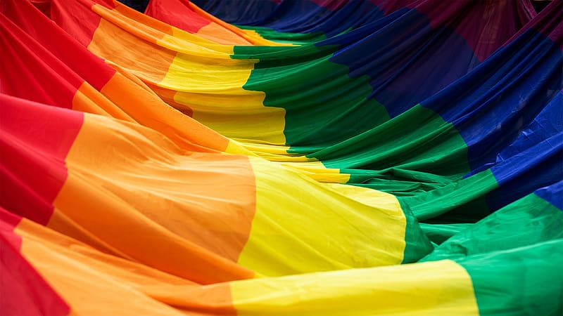 Pride, LGBTQ, flags, Rainbow, HD wallpaper