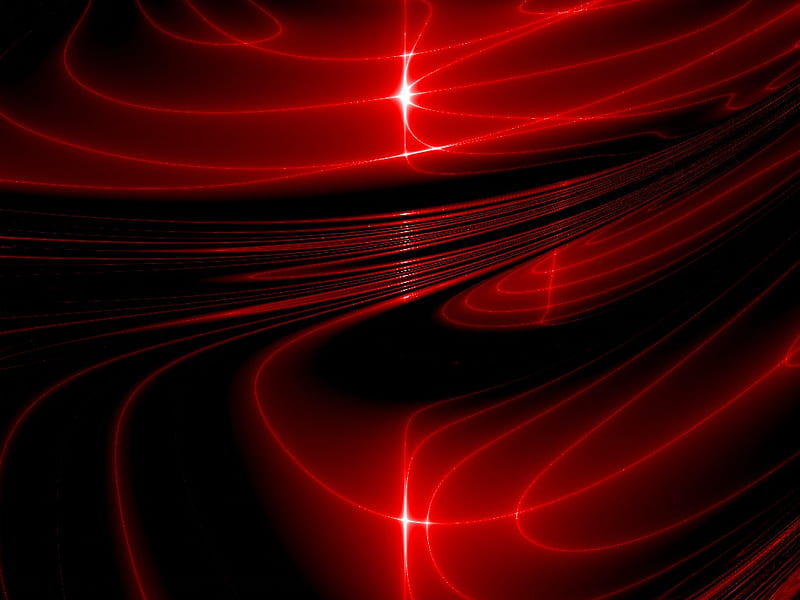Gavrana Reddish Sunrise !!!, 3d-art, red, sun, gavrana, black, abstract, HD wallpaper