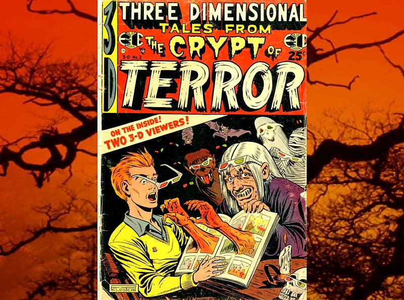The Crypt Of Terror Comic01, classic comics, The Crypt Of Terror Comic, horror, halloween, HD wallpaper