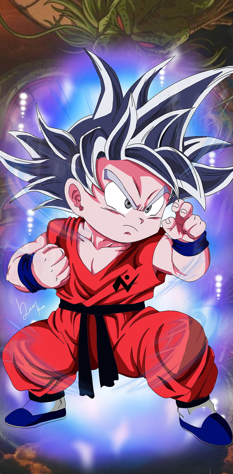Kid Goku, dbz, instinto superior, kid goku, migatte no gokui, HD phone  wallpaper