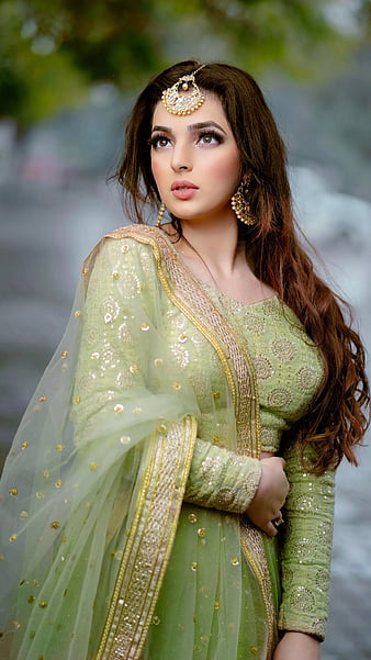 Buy Light green swiss georgette Indian Lehenga kameez 2 in 1 style in UK,  USA and Canada