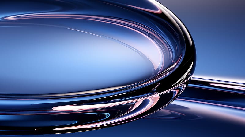 IPhone 15, abstract, glass, blue, 3d, HD wallpaper | Peakpx