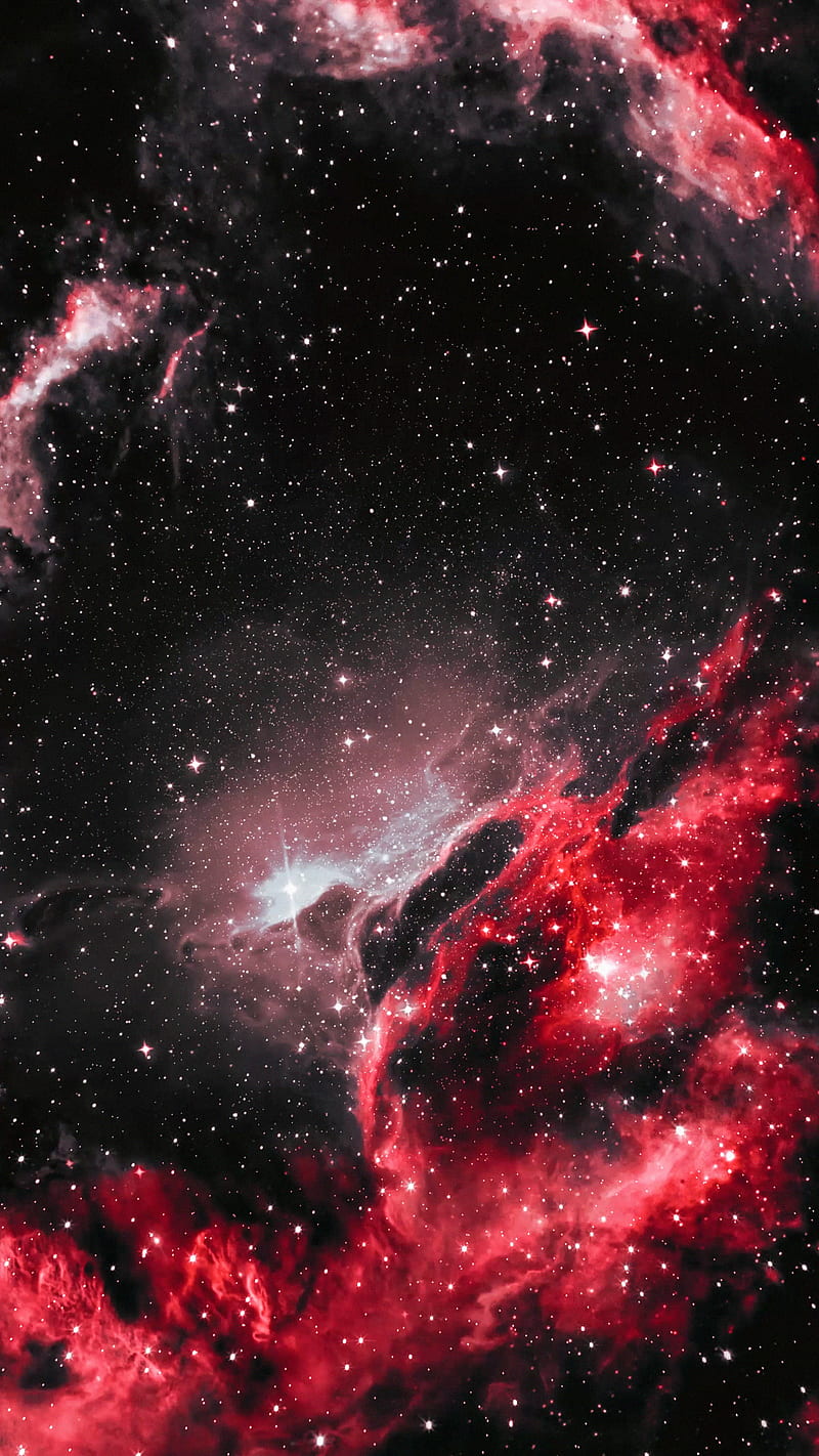 Red Nebula [4K] : r/wallpapers