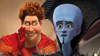 A picture with a character from the cartoon megamind  desktop wallpapers