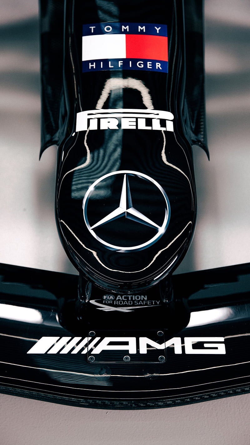 Mercedes AMG PETRONAS F1 Team W12 + #Wednesday =, Mercedes AMG Logo, HD phone wallpaper
