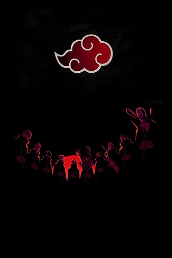 Naruto - Anel Akatsuki com Caixa de Presente  Akatsuki, Cloud wallpaper,  Logo wallpaper hd