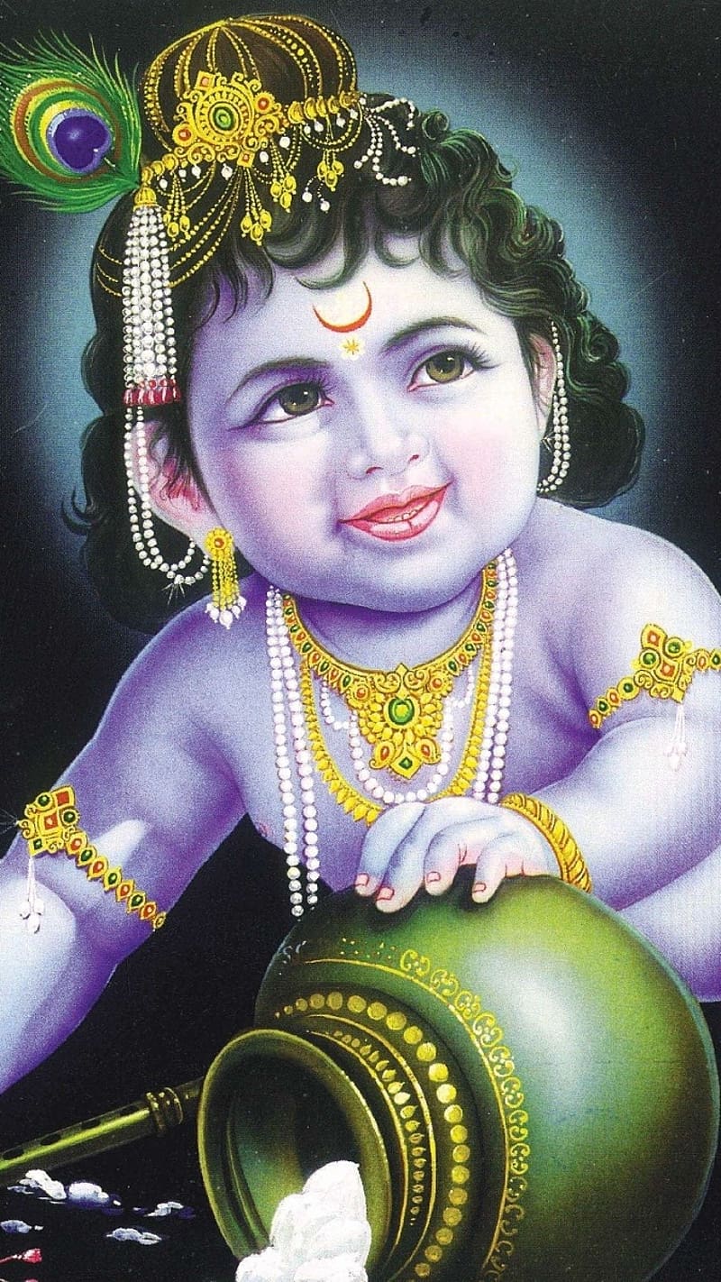 Lord Krishna For Krishna Makhan, lord krishna for, krishna makhan, HD phone  wallpaper | Peakpx