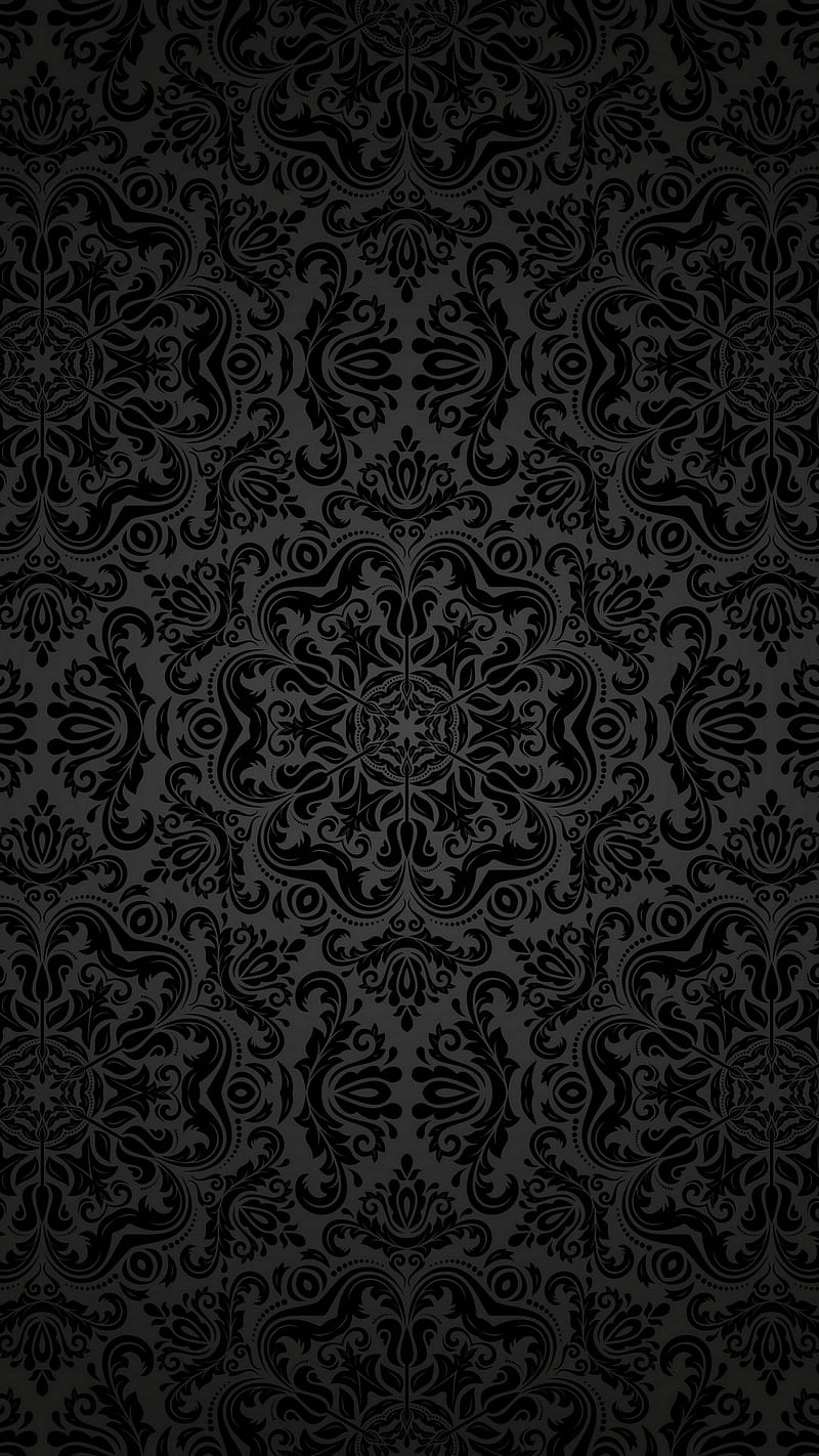 Black Ornament, HD phone wallpaper