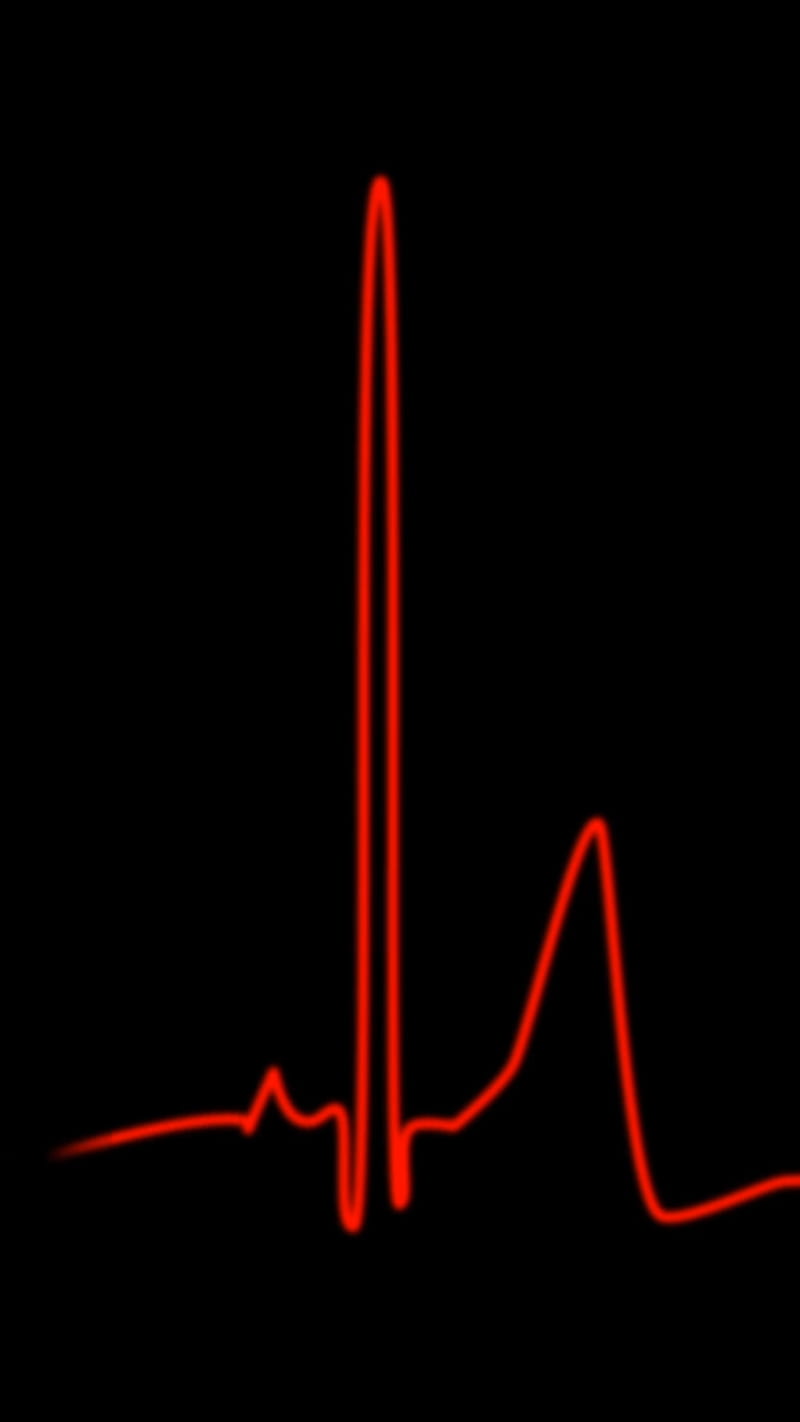 EKG, VIP, black, dark, heart, heartbeat, hq, nice, red, HD phone wallpaper  | Peakpx