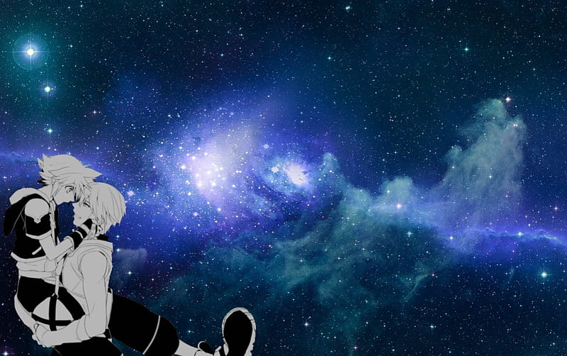 Soriku Galaxy, Soriku, Sora, Egg, Riku, Kingdom Hearts, HD wallpaper