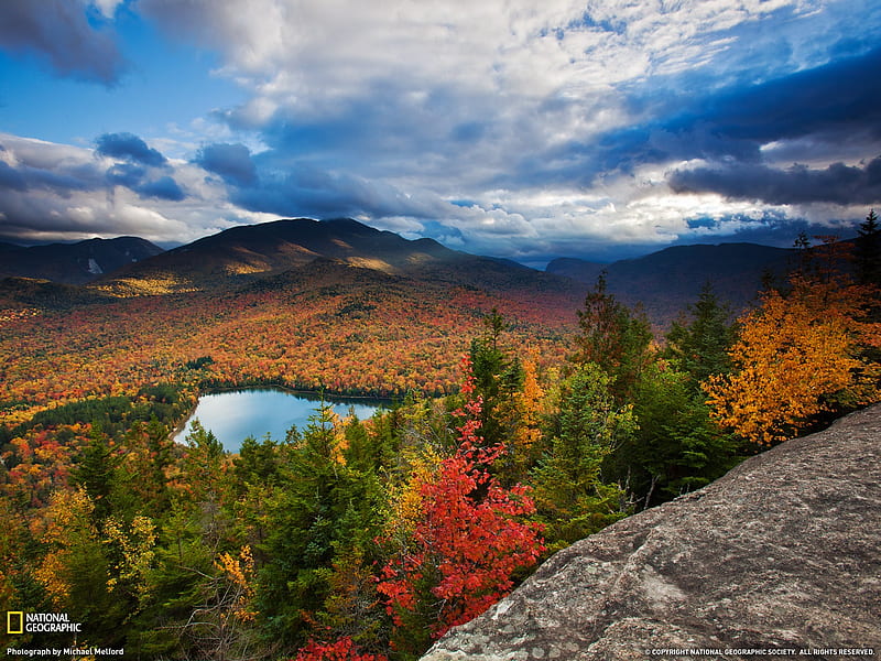Autumn Landscape Adirondacks-National Geographic 2011 Best, HD wallpaper