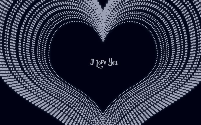 Love, 3d, graphy, romantic, cg, heart, black, white, HD wallpaper | Peakpx
