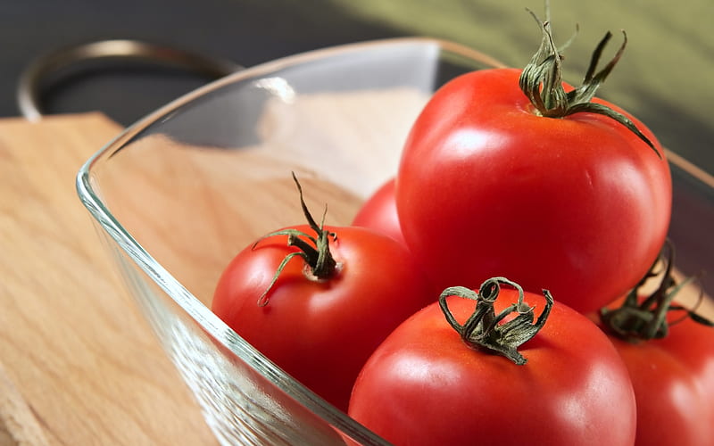 tomatoes glass-Food, HD wallpaper