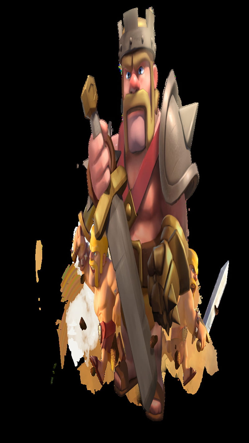 Barbarian King, clash of clans, coc, HD phone wallpaper | Peakpx