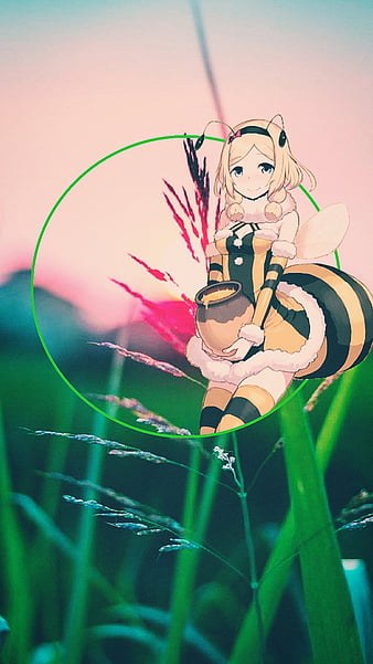 Wallpaper girl, bee, anime, art, costume, bee for mobile and desktop,  section прочее, resolution 2206x1312 - download