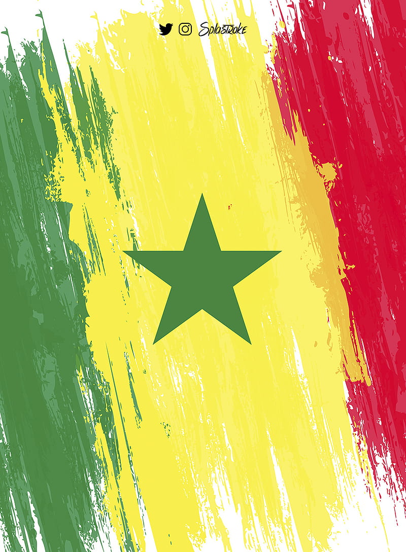 Senegal, fifa, flag, flags, football, mundial, russia 2018, soccer, team, world cup, HD phone wallpaper