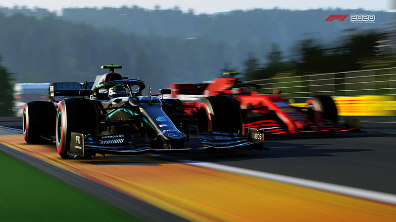 Video Game, F1 2020, Mercedes-AMG Petronas F1 Team F1 W11, Scuderia Ferrari SF1000, HD wallpaper