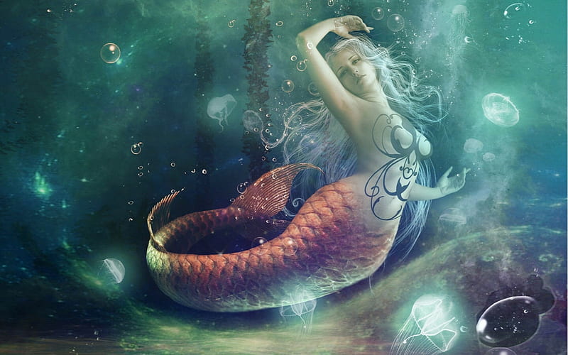 beautiful mermaid backgrounds