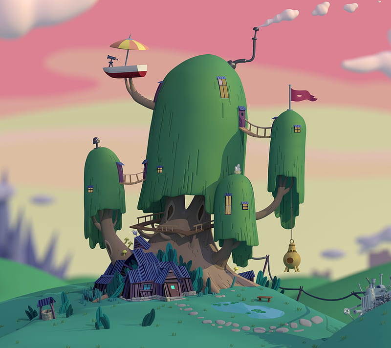 Adventure Time Treehouse Wallpaper Hd Pc 4k 2560x1440 - Infoupdate.org