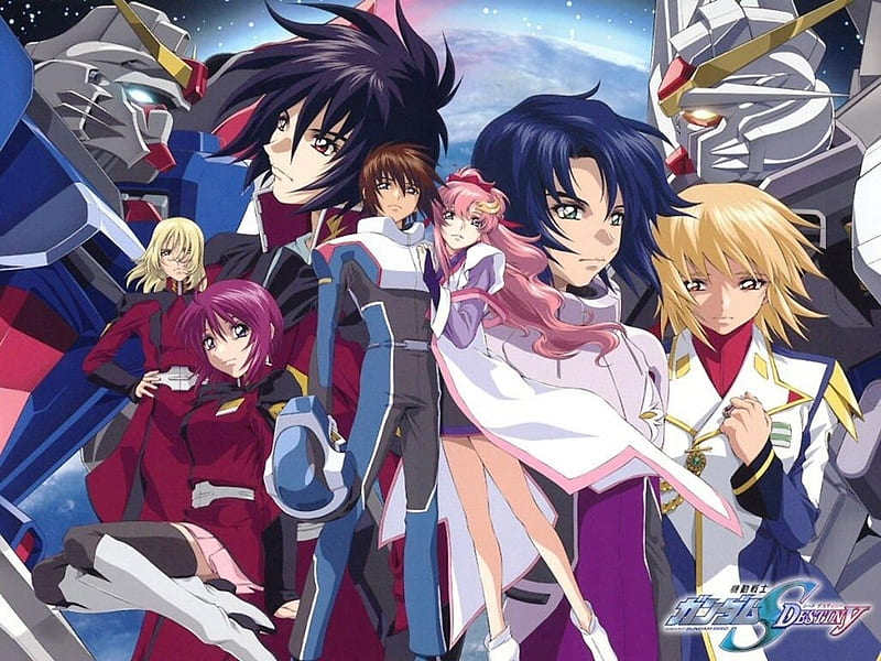 Gundam Seed Crew, gundam, seed, crew, anime, HD wallpaper