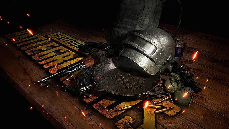 pubg, helmet, artwork, playerunknown's battlegrounds, battle royale games, Games, HD wallpaper