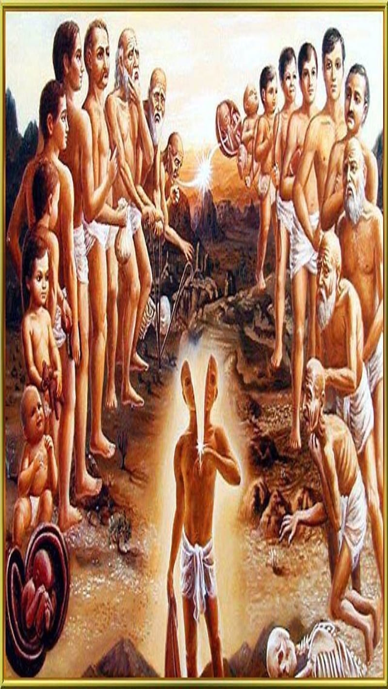 Aatma Chakra, bhagwadgita, birth, death, human life, life, soul, soul circle, HD phone wallpaper