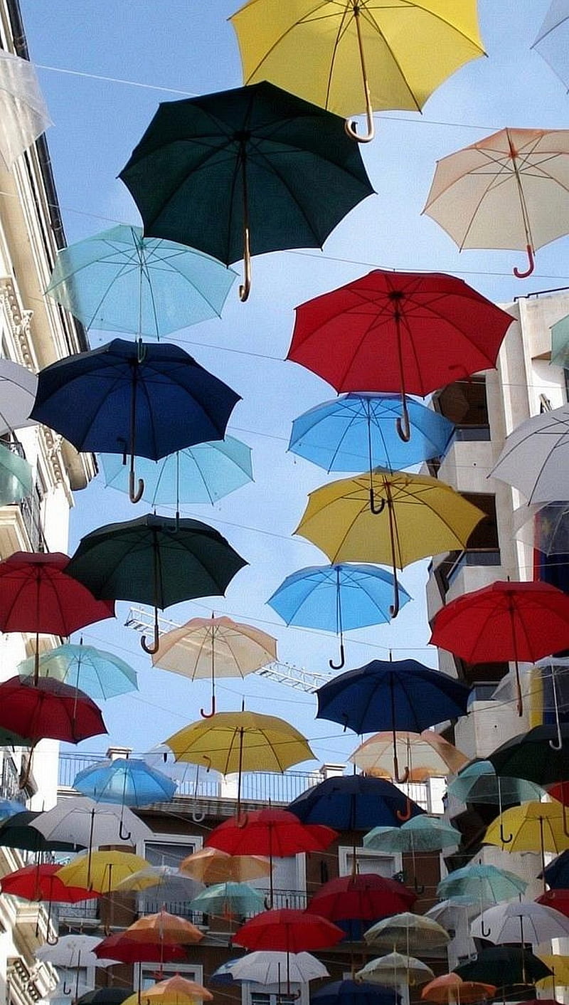 Umbrella, colorful, other, HD phone wallpaper | Peakpx