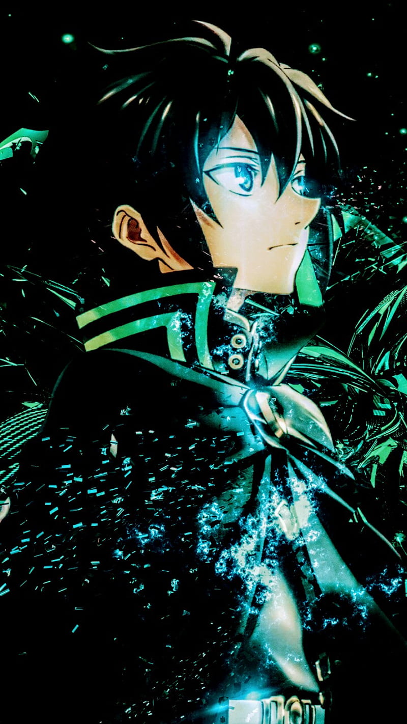 Wallpaper sword, guy, Owari no Seraph, the last Seraphim, Yuichiro Hakua,  Guren for mobile and desktop, section сёнэн, resolution 1920x1358 - download