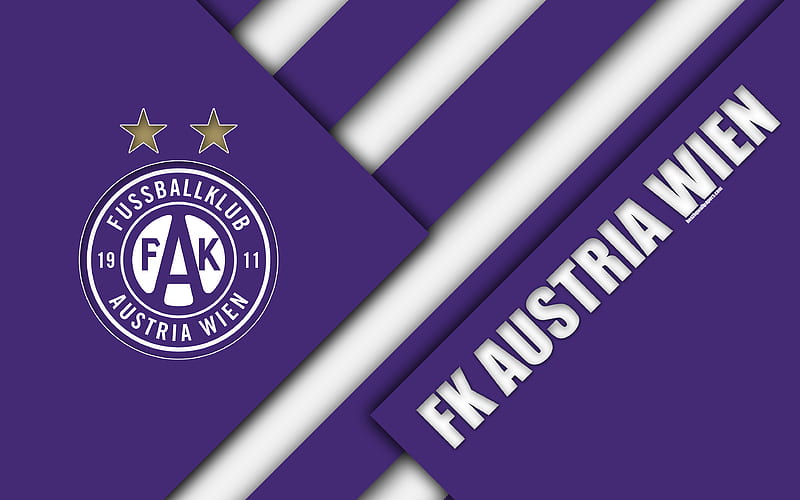 FK Austria Wien, Austrian Football Club material design, violet abstraction, Austrian Football Bundesliga, Vienna, Austria, football, Austria Vienna, HD wallpaper