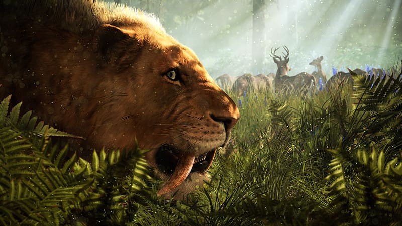 Saber Toothed Tiger, Video Game, Far Cry, Far Cry Primal, HD wallpaper