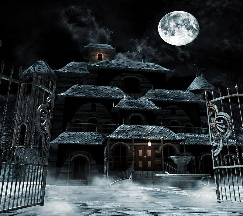 Haunted House, haunted horror, house, HD wallpaper | Peakpx