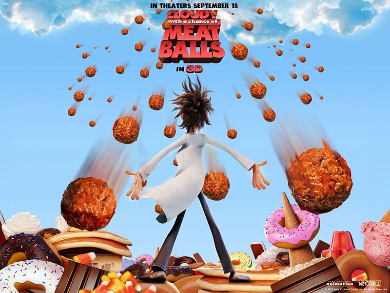 Cloudy with the Chance of Meatballs, family, educational, movie, human  environment interaction, HD wallpaper | Peakpx